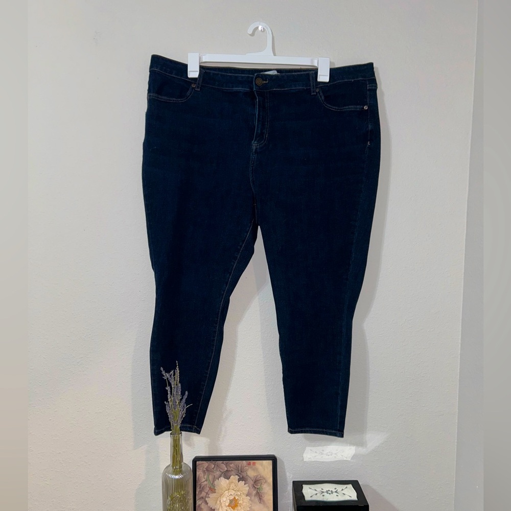 Lauren Conrad, Super Skinny Jean, lightly worn, stretchy fit, Size: US 22